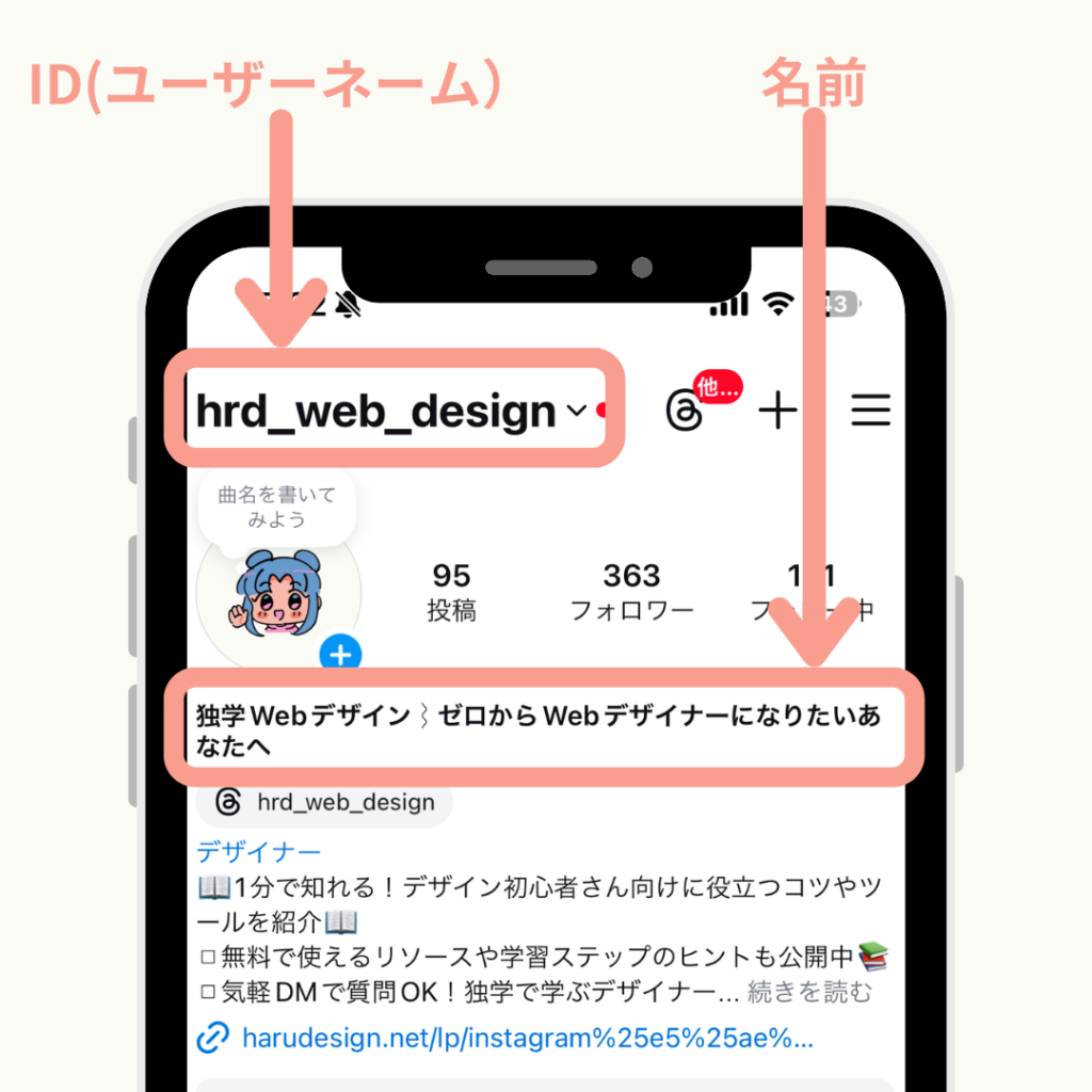  InstagramのID（ユーザーネーム）とは？